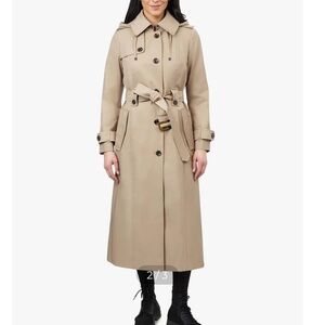 London Fog maxi belted trench coat